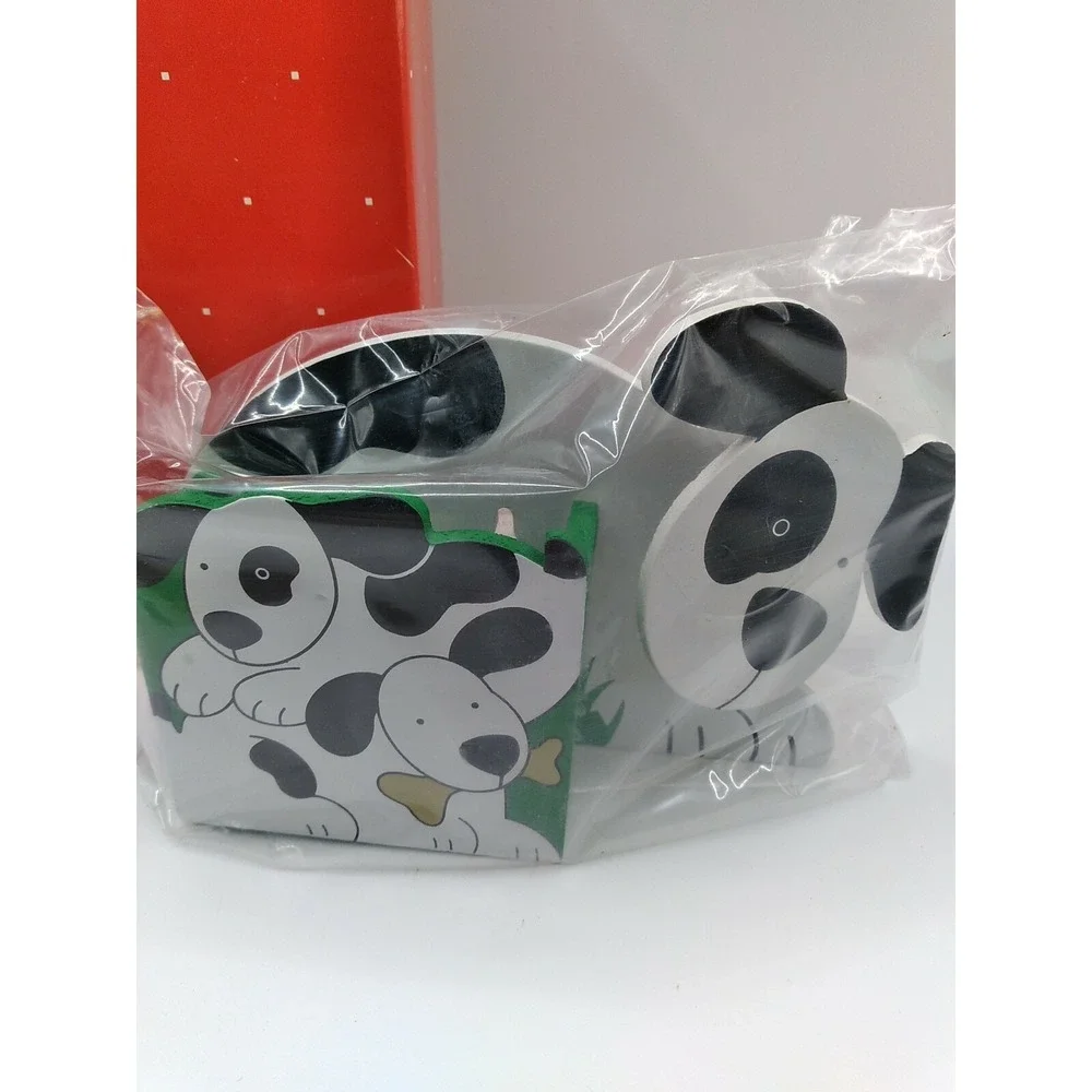 Avon Friendly Helper Memo Pencil Holder Dogs/ Puppies NIS Office organizer